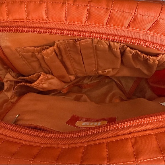 Lug Quilted Orange Backpack - Picture 9 of 15